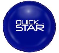 QUICK STAR Coussin de piscine rond ⌀ 300 cm Bleu | 4 cordes & soupape de sécurité | 2X kit de réparation | PVC 0,44 mm | Coussin de piscine d’hiver à double couture | Oreiller gonflable résistant au