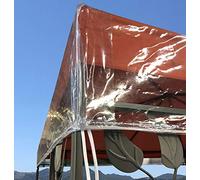 QUICK STAR Gazebo Housse de Protection pour Pavillon 3 x 3 m Protection étanche et Transparente Contre Les intempéries