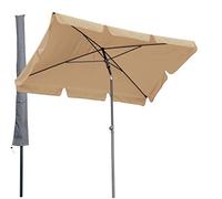 QUICK STAR Parasol de Balcon rectangulaire 2 x 1,25 m avec Housse de Protection