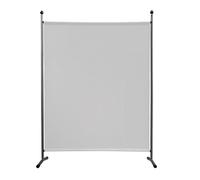 Quick Star Paravent 150 x 190 cm Séparateur de Tissu Jardin Balcon Écran de confidentialité partition Blanc