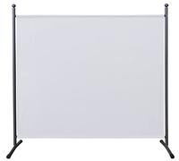 QUICK STAR Paravent 180 x 178 cm Séparateur de Tissu Jardin Balcon Écran de confidentialité partition Blanc