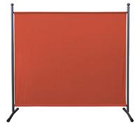 Quick Star Paravent 180 x 178 cm Séparateur de Tissu Jardin Balcon Écran de confidentialité partition Rouge-Orange