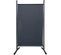 QUICK STAR Paravent 180 x 78 cm Séparateur de Tissu Jardin Balcon Écran de confidentialité partition Gris