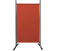 Quick Star Paravent 180 x 78 cm Séparateur de Tissu Jardin Balcon Écran de confidentialité partition Rouge-Orange