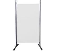 Quick Star Paravent 180 x 78 cm Séparateur de Tissu Jardin Balcon Écran de confidentialité partition Blanc