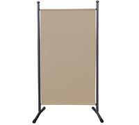 QUICK STAR Paravent 180 x 78 cm Séparateur de Tissu Jardin Balcon Écran de confidentialité partition Beige
