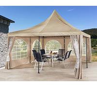 Quick Star Toit de Rechange 4 x 4 m pour tonnelle Sahara Sable