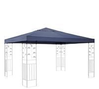 QUICK STAR Toit de Rechange pour pavillon de Jardin Gris 3 x 3 m