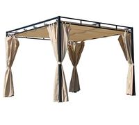 Quick-Star Toit de Rechange pour Toit Plat Pergola Firenze 3 x 3 m