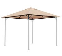 QUICK STAR Toit de Rechange pour tonnelle de Jardin Beige 3 x 3 m