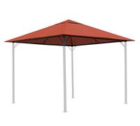 QUICK STAR Toit de Rechange pour tonnelle de Jardin Orange-Rouge 3 x 3 m