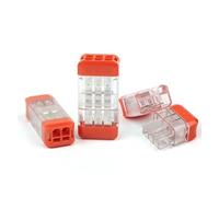 Quick Wire Connector Butt Type Square Pluggable Compact Electrical Car Cable Connectors Push-in Terminal Block NWPNLXEA(NC-22)