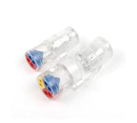 Quick Wire Connector Docking Compact Electrical Wiring Connectors Push-in Conductor Terminal Block For Auto Motorcycle NWPNLXEA(48PCS Boxed NC-33)