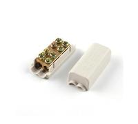 Quick Wire Connector T-Type High Power Terminal Block 60A/400V 1-6mm2 Cable Splitter 100A/1000V 2.5-10mm2 Junction Box NWPNLXEA(ZK-1306,10PCS)