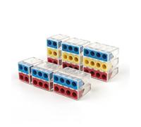 Quick Wire Connectors Compact Wiring Cable Conector For Home Junction Box Conductors Push-in Terminal Block 28-12 NWPNLXEA(2105,10PCS)