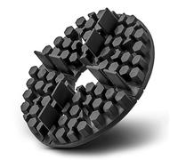 QUICK2FIX Lot de 50 plots flexibles en caoutchouc - Largeur de joint 2 mm x hauteur 10 mm - Pour panneaux de terrasse - Roulement de plaque en caoutchouc avec croisillon de joint (2 x 10 mm (l x H)