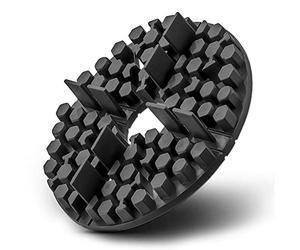 QUICK2FIX Lot de 50 plots flexibles en caoutchouc - Largeur de joint 2 mm x hauteur 10 mm - Pour panneaux de terrasse - Roulement de plaque en caoutchouc avec croisillon de joint (2 x 10 mm (l x H)