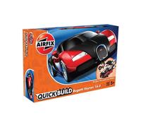 Quickbuild Bugatti Veyron - Noir & Rouge - Maquette De Voiture Airfix J6020-Airfix