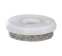 QuickClick Einsatz VAS173 Lot de 20 patins en feutre ultra doux Diamètre 25 mm Plastique naturel 20 pièces