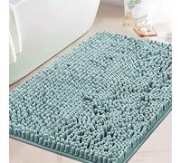 QuickDNonSlip Tapis de bain épais en microfibre extra douce lavable en machine - 60 x 90 cm - Parfait pour la décoration d'intérieur