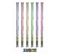 Quickdraw 12 X Gonflable Sabre Laser 70cm Etagère Gonflage Clair Sabre Bâtons Ballon Fête Lame Jouet pour Enfants