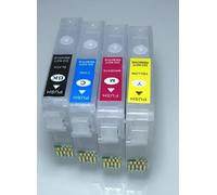 Quickfill, Fill-in, Easy Refill, Auto Reset Cartouches rechargeable comme T2981, T2982, T2983, T2984, T2991, T2992, T2993, T2994, T29 XL black, cyan, magenta, yellow