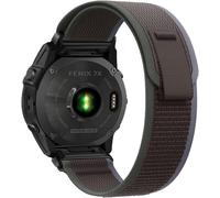 Quickfit 26 Mm Bracelet Pour Garmin Fenix 8 51 Mm/7x Pro Solar/7x Pro/7x/6x Pro/6x/5x Plus/5x, Nylon Trail Bracelet Pour Garmin Fenix 3/3hr, Enduro 3/2, Epix Pro/Tactix Delta, Bleu/Noir