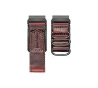 Quickfit En Cuir For Bracelets De Montre For Garmin, Sangles À Boucle Extérieure 20mm 22mm 26mm Adaptées For Fenix 7 7X Précurseur Solaire Vivoactive(HGA137-WSK,20MM_M 190MM TO 260MM)
