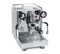 Quickmill Rubino 0981 Machine à expresso avec porte-filtre et réservoir d'eau de 3 l, protection thermique, acier inoxydable, Argenté