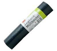 quickpack Sacs Poubelle à Cordon 1 x 10 Pièces 120L Résistants et Étanches Noir