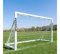 QUICKPLAY But de football pliable en Q | But de football en 30 secondes pour une installation facile | But de football portable pour jardin | Poteau de but de football résistant aux intempéries pour