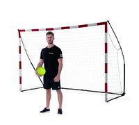 QUICKPLAY Cage Handball Portable 3 x 2 m - But de Handball de Taille Officielle avec Base Lestée et Pieds Caoutchouc, Basé sur la Technologie KICKSTER - Entrainement en Salle - Sac de Transport