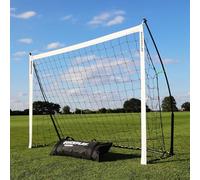 QUICKPLAY KICKSTER But de Football pour Jeunes 1,5x1m (5x3ft) - Filet de Football Portable pour Enfants et Entraînement Cible - Cage de Foot Extérieur pour Jardin - Installation Rapide pour U5