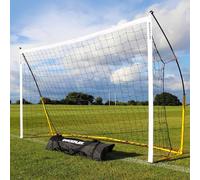 QUICKPLAY Kickster Objectif Amusant 2.4 x 1.5M | Le But Initial du Kickster | Objectif de Football Portable pour le Jardin ou le Parc | Comprend Filet de Football et Sac de Transport [Objectif Unique]