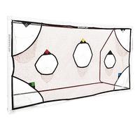 QuickPlay Pro Filets cibles de Football avec 7 Zones de tir - Entraînement aux frappes et tirs au But | Disponible en 4 Tailles | Équipement d'entraînement Portable | Cadre de But Non Inclus.