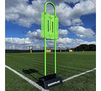 QUICKPLAY Replay Defender & Block System - Replay Defender réglable en hauteur avec bloc de replay double angle portable modulaire pour football (Replay Defender & Replay Block)