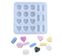 Quicksands Moule creux en résine de silicone pour fabrication de bijoux en époxy