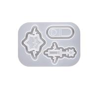 Quicksands Moule en silicone pour porte-clés et pendentif en résine époxy pour fabrication de bijoux