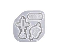 Quicksands Moule en silicone pour porte-clés et pendentif en résine époxy pour fabrication de bijoux