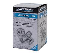 Quicksilver 8M0107548 Aluminum Anode Kit-Mercury and Mariner Outboards surélévation Femme, Gris