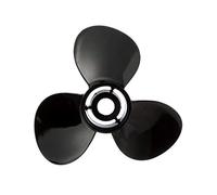 Quicksilver Black Diamond Propeller Black Finish, 13 dia x 19 Pitch, Right Hand