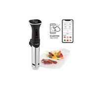 KLARSTEIN Quickstick Smart - Cooker sous vide, circulation 3D, contrôle par appli, écran tactile, températures 20-95 ° C, minuterie, 1200 W, capacité 10 à 15 L, profondeur d'immersion min 11 cm - noir