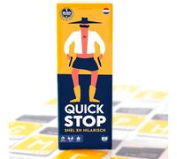 QUICKSTOP - Het ultieme kaartspel voor snelle denkers & grappige momenten | Familie- & Partyspel | Vanaf 10 Jaar | 2-7 Spelers | 30 Min | Compact Reisspel voor Elke Gelegenheid
