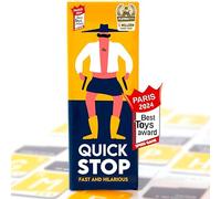 QUICKSTOP | Jeu de cartes pour la famille et les amis | Rapide et hilarant | 2 à 7 joueurs | Jeu de fête pour adultes et enfants à partir de 10 ans | Temps de jeu de 30 minutes