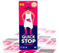 QuickStop - Jeux de société dynamiques, Rapides et Audacieux pour Adultes et Famille +16-2 à 7 Joueurs - Jeu de fête pour Amis