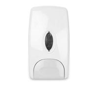 Quicky Distributeur de savon liquide en plastique Rechargeable Blanc Contenance 1000 ml 13 x 225 x 80 mm