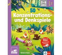 QUID+ 50 Konzentrations- und Denkspiele: für Kinder von 3-6 Jahren mit E (Poche)