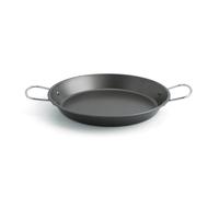 Quid 7559018 - Poêle à Paella 32 cm 5 Coupelles Senia, Couleur Noir, 44 x 32.1 x 4.3 cm
