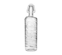 Quid Air Bouteille de table en verre avec bouchon 1 l Sodo Passe au réfrigérateur Non compatible micro-ondes Recyclable