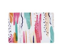 Quid Aquarelle Plateau rectangulaire en mélamine 30 x 20 x 2 cm Mélamine Non Passe au micro-ondes Extra fort